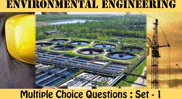 MCQ Questions Civil Engineering Environmental Engineering-1