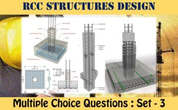 MCQ Questions Civil Engineering RCC Structures Design (3)