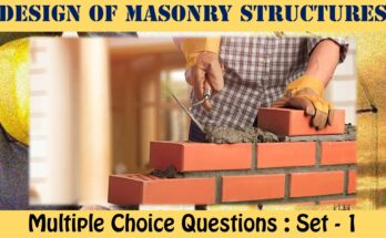 MCQ Questions Civil Engineering Design of Masonry Structures-1