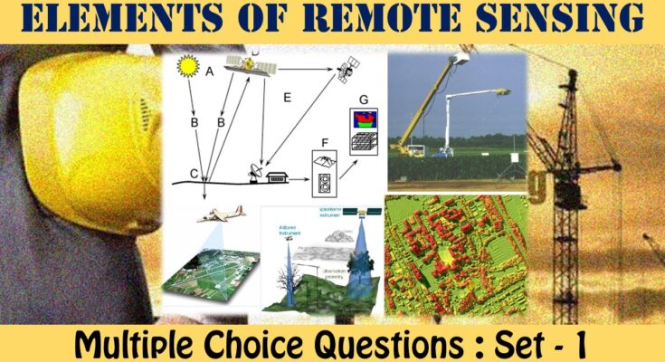 Civil Engineering Elements of Remote Sensing (1)