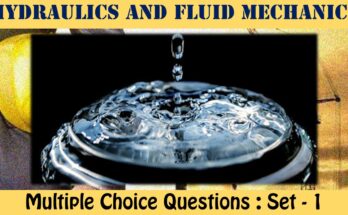 MCQ Questions Civil Engineering Hydraulics and Fluid Mechanics (1)