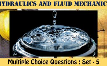 MCQ Questions Civil Engineering Hydraulics and Fluid Mechanics (5)